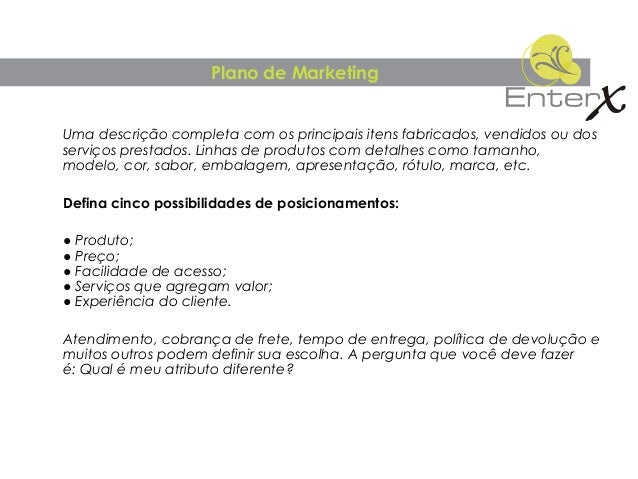 Plano de negocios descricao da empresa
