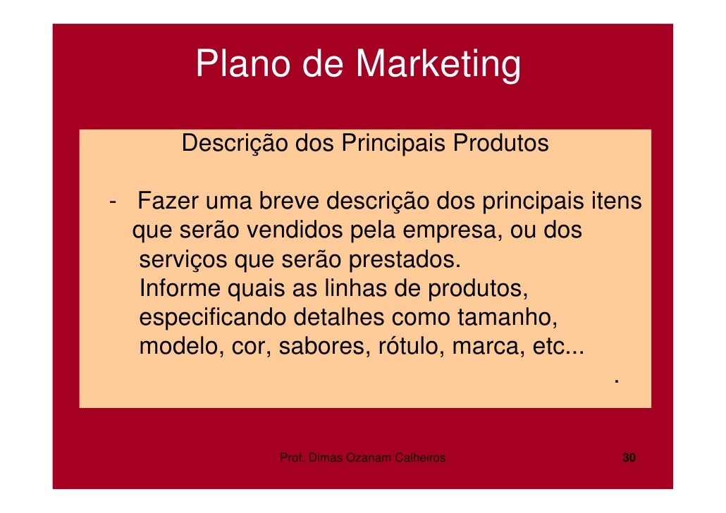 Plano de negocios empresa de servicos