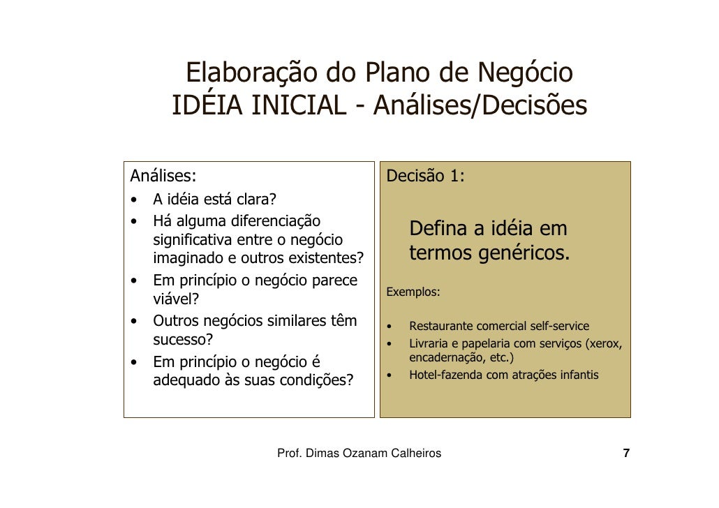 plano de negocios plano de negocios exemplo