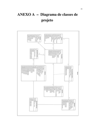 24
ANEXO A – Diagrama de classes de
projeto
 