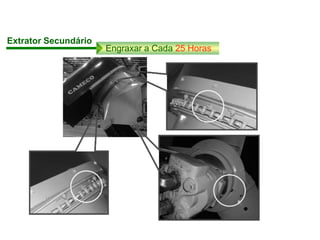 Extrator Secundário
Engraxar a Cada 25 Horas
 