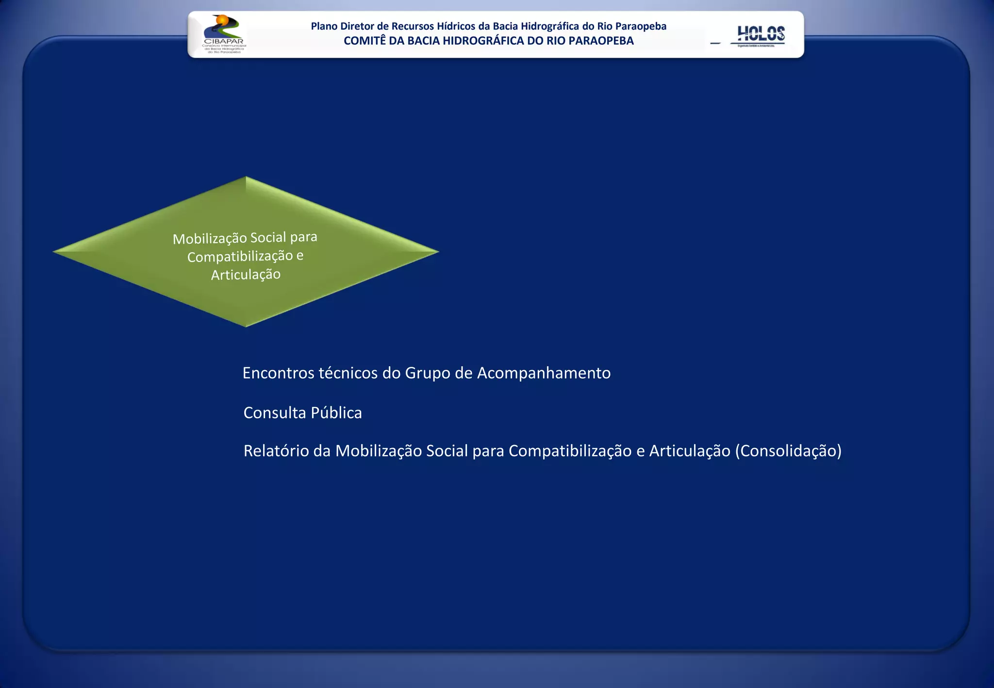 Plano Diretor De Recursos HíDricos Da Bacia Do Rio Paraopeba Mg