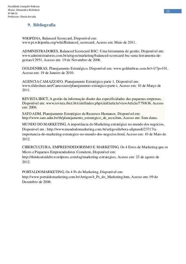 Planejamento estrategico artigo