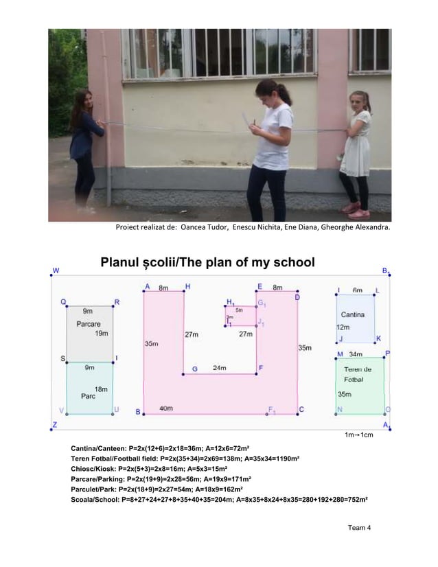 The plan of my school / Jean Monnet High School | PDF