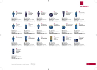 Manual de Clusterização & Mix de Produtos | 139
TRATAMENTO
461
Creme Intensificador
do Efeito Liso.
Gold Black Definitive
Liss
EAN: 7896852614105
DUN: 27896852614109
DIMENSÕES (LxPxA): 85 x 37 x 207 mm
QTDE. P/ CAIXA: 12
CLASSIFICAÇÃO FISCAL (NCM): 3305.90.00
471
Shampoo Pós
Progressiva.
Gold Black Pós
Progressiva
EAN: 789685261681
DUN: 27896852616806
DIMENSÕES (LxPxA): 81 x 37 x 195 mm
QTDE. P/ CAIXA: 12
CLASSIFICAÇÃO FISCAL (NCM): 3305.10.00
472
Condicionador Pós
Progressiva.
Gold Black Pós
Progressiva
EAN: 789685261682
DUN: 27896852616813
DIMENSÕES (LxPxA): 81 x 37 x 195 mm
QTDE. P/ CAIXA: 12
CLASSIFICAÇÃO FISCAL (NCM): 3305.90.00
473
Máscara Pós
Progressiva.
Gold Black Pós
Progressiva
EAN: 789685261683
DUN: 27896852616820
DIMENSÕES (LxPxA): 100 x 93 x 96 mm
QTDE. P/ CAIXA: 12
CLASSIFICAÇÃO FISCAL (NCM): 3305.90.00
474
Tratamento Cosmético
Pós Progressiva.
Gold Black Pós
Progressiva
EAN: 789685261684
DUN: 27896852616837
DIMENSÕES (LxPxA): 53 x 0 x 145 mm
QTDE. P/ CAIXA: 12
CLASSIFICAÇÃO FISCAL (NCM): 3305.90.00
406
Shampoo Nutritivo.
Gold Black Nutritivo
EAN: 7896852610428
DUN: 27896852610422
DIMENSÕES (LxPxA): 89 x 57 x 183 mm
QTDE. P/ CAIXA: 12
CLASSIFICAÇÃO FISCAL (NCM): 3305.10.00
415
Condicionador
Nutritivo.
Gold Black Nutritivo
EAN: 7896852611012
DUN: 27896852611016
DIMENSÕES (LxPxA): 89 x 57 x 183 mm
QTDE. P/ CAIXA: 12
CLASSIFICAÇÃO FISCAL (NCM): 3305.90.00
417
Disciplinador de
Cachos.
Gold Black Nutritivo
EAN: 7896852611036
DUN: 27896852611030
DIMENSÕES (LxPxA): 89 x 57 x 183 mm
QTDE. P/ CAIXA: 12
CLASSIFICAÇÃO FISCAL (NCM): 3305.90.00
421
Creme Umidificador.
Gold Black Nutritivo
EAN: 7896852610145
DUN: 27896852610149
DIMENSÕES (LxPxA): 85 x 37 x 195 mm
QTDE. P/ CAIXA: 12
CLASSIFICAÇÃO FISCAL (NCM): 3305.90.00
409
Creme Hidratante.
Gold Black Nutritivo
EAN: 7896852610497
DUN: 27896852610491
DIMENSÕES (LxPxA): 100 x 93 x 96 mm
QTDE. P/ CAIXA: 12
CLASSIFICAÇÃO FISCAL (NCM): 3305.90.00
414
Máscara Restauradora.
Gold Black Nutritivo
EAN: 7896852610817
DUN: 27896852610811
DIMENSÕES (LxPxA): 100 x 93 x 96 mm
QTDE. P/ CAIXA: 12
CLASSIFICAÇÃO FISCAL (NCM): 3305.90.00
407
Creme Nutritivo.
Gold Black Nutritivo
EAN: 7896852610435
DUN: 27896852610439
DIMENSÕES (LxPxA): 65 x 65 x 157 mm
QTDE. P/ CAIXA: 12
CLASSIFICAÇÃO FISCAL (NCM): 3305.90.00
404
Umidificador de Cachos.
Gold Black Nutritivo
EAN: 7896852610305
DUN: 27896852610309
DIMENSÕES (LxPxA): 89 x 57 x 204 mm
QTDE. P/ CAIXA: 12
CLASSIFICAÇÃO FISCAL (NCM): 3305.90.00
446
Protetor Térmico Anti-
Umidade.
Gold Black Nutritivo
EAN: 7896852612491
DUN: 27896852612495
DIMENSÕES (LxPxA): 77 x 48 x 145 mm
QTDE. P/ CAIXA: 12
CLASSIFICAÇÃO FISCAL (NCM): 3305.20.00
419
Ultra Reparador de
Pontas.
Gold Black Nutritivo
EAN: 7896852611050
DUN: 27896852611054
DIMENSÕES (LxPxA): 43 x 25 x 91 mm
QTDE. P/ CAIXA: 24
CLASSIFICAÇÃO FISCAL (NCM): 3305.90.00
462
Kit Sistema Repositor
de Massa Capilar e
Queratina.
Gold Black RMC
System Q+
EAN: 7896852616499
DUN: 27896852616493
DIMENSÕES (LxPxA): 95 x 96 x 228 mm
QTDE. P/ CAIXA: 6
CLASSIFICAÇÃO FISCAL (NCM): 3305.90.00
463
Shampoo Repositor
de Massa Capilar e
Queratina.
Gold Black RMC
System Q+
EAN: 7896852616505
DUN: 27896852616509
DIMENSÕES (LxPxA): 91 x 91 x 65 mm
QTDE. P/ CAIXA: 12
CLASSIFICAÇÃO FISCAL (NCM): 3305.10.00
464
Repositor de Massa
Capilar e Queratina.
Gold Black RMC
System Q+
EAN: 7896852616512
DUN: 27896852616516
DIMENSÕES (LxPxA): 56 x 56 x 162 mm
QTDE. P/ CAIXA: 12
CLASSIFICAÇÃO FISCAL (NCM): 3305.90.00
465
Balm Repositor de
Massa Capilar e
Queratina.
Gold Black RMC
System Q+
EAN: 7896852616529
DUN: 27896852616523
DIMENSÕES (LxPxA): 56 x 56 x 162 mm
QTDE. P/ CAIXA: 12
CLASSIFICAÇÃO FISCAL (NCM): 3305.90.00
 