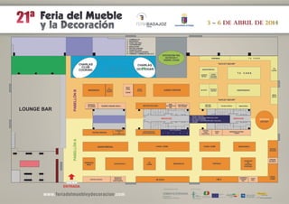 Plano de la XXI Feria del Mueble y la Decoración 2014