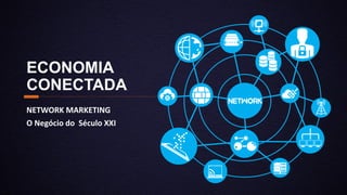 ECONOMIA
CONECTADA
NETWORK MARKETING
O Negócio do Século XXI
 