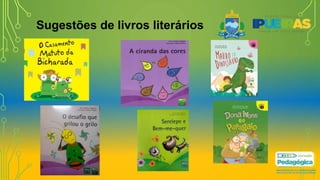 Sugestões de livros literários
 