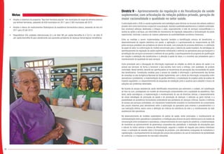 86 87
Metas
•	 Ampliar a cobertura do programa “Aqui tem farmácia popular” nos municípios do mapa da extrema pobreza
que tenham farmácias, passando de 638 municípios em 2011 para 2.365 municípios até 2015.
•	 Ampliar o elenco de medicamentos fitoterápicos da assistência farmacêutica básica, passando de oito em
2011 para 20 até 2015.
•	 Disponibilizar três unidades internacionais (U.I.) de fator VIII per capita (hemofilia A) e 0,8 U.I. de fator IX
per capita (hemofilia B) para atendimento aos pacientes portadores de doenças hemorrágicas hereditárias.
Diretriz 9 – Aprimoramento da regulação e da fiscalização da saúde
suplementar, com articulação da relação público-privado, geração de
maior racionalidade e qualidade no setor saúde.
A articulação entre o SUS e a saúde suplementar será estratégico para otimizar os recursos dos setores público e
privado,bemcomoharmonizareorganizarasuaatuação,visandoaqualidadeassistencialeocuidadocontinuado.
Isso envolverá esforços destinados a integrar o setor, especialmente a rede de serviços compartilhada e o
acesso às ações e serviços, por intermédio de mecanismos de regulação adequados à racionalização da saúde
suplementar, incluindo o alcance de maiores patamares de sustentabilidade econômico-financeira.
Entre as medidas a serem implementadas figurarão também a identificação unívoca do beneficiário; o
desenvolvimento do registro eletrônico em saúde; a agilização e o aprimoramento do ressarcimento ao SUS
pelos serviços prestados aos portadores de planos de saúde, com evolução do processo eletrônico; e a definição
do papel do setor na conformação do modelo preconizado para o sistema de saúde brasileiro. As estratégias de
aperfeiçoamento da regulação da saúde suplementar enfatizarão o estímulo às operadoras para que busquem a
acreditação dos serviços e promovam a melhoria de sua gestão; o aperfeiçoamento do programa de qualificação
em relação à satisfação dos beneficiários e à atenção à saúde do idoso; e o incentivo aos prestadores para o
monitoramento da qualidade de seus serviços.
Outra prioridade será a divulgação de informação organizada ao cidadão na oferta de planos de saúde e no
acesso aos serviços, de forma a favorecer a sua escolha, bem como a entrega, com qualidade, do produto
contratado. Nesse sentido, deverão ser aperfeiçoados os mecanismos de percepção das necessidades de saúde
dos beneficiários. Constituirão medidas para o acesso do cidadão à informação o aprimoramento das formas
de consultas no site da Agência Nacional de Saúde Suplementar, com a oferta de informação comparativa entre
operadoras e prestadores; a implementação da gestão eletrônica; a implantação de projetos piloto de análise de
impacto regulatório; e o desenvolvimento de pesquisas de satisfação junto a usuários para subsidiar a busca de
soluções aos problemas detectados.
No tocante ao escopo assistencial, serão identificados mecanismos que estimulem o cuidado, em substituição
ao foco na cura, privilegiando um modelo de remuneração comprometido com a qualidade da assistência. Para
tanto, serão estratégicos: a implementação e monitoramento do uso de diretrizes clínicas, o desenvolvimento
de novas estratégias de promoção da saúde e de prevenção de doenças; o estímulo ao parto normal; e a
possibilidade de assistência farmacêutica ambulatorial aos portadores de doenças crônicas. Quanto à melhoria
do acesso aos serviços contratados, um mecanismo fundamental consistirá no monitoramento do cumprimento
dos prazos máximos para atendimento entre a autorização da operadora para exames e procedimentos e a
sua realização efetiva, assim como a definição de critérios de suficiência de rede e o monitoramento da rede
assistencial das operadoras.
No desenvolvimento de modelos sustentáveis de planos de saúde, serão priorizados: o monitoramento da
contratualização entre operadoras e prestadores; a mediação para alcance de pacto setorial acerca do modelo de
remuneração entre prestadores e operadoras; o desenvolvimento do novo regime de solvência; a implementação
de incentivos ao aprimoramento da governança corporativa das operadoras; a realização de simulações para
o cálculo do índice setorial e fatores de diferenciação, segundo o modelo de reajuste para planos individuais
novos; a realização de estudos sobre a formatação de produtos, com alternativas conjugadas de mutualismo e
capitalização; o acompanhamento da evolução dos preços dos produtos e do uso do mecanismo de portabilidade
de carências; e o mapeamento de mercados relevantes.
----
 