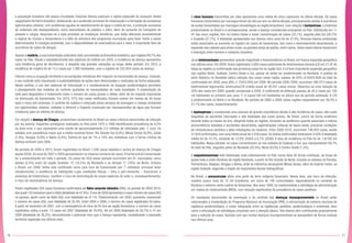 16 17
a população brasileira não possui imunidade. Diversos fatores explicam a rápida expansão do mosquito Aedes
aegypti pelo território brasileiro, destacando-se o acelerado processo de urbanização e a formação de complexos
aglomerados urbanos, com problemas agudos de abastecimento de água e coleta de lixo, a produção excessiva
de materiais não biodegradáveis, como descartáveis de plástico e vidro, além do aumento do transporte de
pessoas e cargas. Associam-se a esse processo as mudanças climáticas, que estão alterando sensivelmente
o regime de chuvas e temperatura e a falta de estrutura dos programas municipais para fazer frente a esses
determinantes. A condição ambiental, com a disponibilidade de reservatórios para o vetor, é importante fator de
ocorrência de casos de dengue.
Quanto à malária,a sua transmissão autóctone está concentrada naAmazônia brasileira,que registra 99,7% dos
casos no País. Desde o estabelecimento dos objetivos do milênio em 2000, a incidência da doença apresentou
uma tendência geral de decréscimo, a despeito das grandes variações ao longo deste período. Em 2010, a
incidência de malária foi de 13,5 casos por 1.000 habitantes, com o registro de 332.824 casos da doença.
Fatores como a ocupação territorial e as oscilações climáticas têm impacto na transmissão da doença. Contudo,
o seu controle está relacionado à sustentabilidade de ações bem direcionadas e realizadas de forma adequada.
Nesse sentido, o uso dos sistemas de informação e o monitoramento da situação epidemiológica permitem
o planejamento das medidas de controle ajustadas às necessidades de cada localidade. A implantação de
rede para diagnóstico e tratamento reduz o número de casos graves e óbitos, além de ter impacto importante
na diminuição da transmissão. Em 2010, 57% dos casos notificados fizeram exame em menos de 48 horas
após o início dos sintomas. O controle da malária é reforçado pelos serviços de drenagem e manejo ambiental
em aglomerados urbanos, voltados a diminuir o impacto provocado por represamentos de água que formam
criadouros para os vetores da doença.
Em relação à doença de Chagas, predominam atualmente no Brasil os casos crônicos decorrentes de infecção
por via vetorial. Inquéritos sorológicos realizados no País entre 1975 e 1980 identificaram prevalência de 4,2%
na área rural, o que representa uma coorte de aproximadamente 2,5 milhões de infectados pelo T. cruzi. Os
estados com prevalência maior que a média nacional foram: Rio Grande Sul (8,8%), Minas Gerais (8,8%), Goiás
(7,4%), Sergipe (5,9%) e Bahia (5,4%). Estima-se que de 1% a 10% dos indivíduos com a forma crônica da
doença evoluam para óbito.
No período de 2000 a 2010, foram registrados no Brasil 1.036 casos isolados e surtos de doença de Chagas
aguda (DCA).Os anos de 2007 e 2009 apresentaram os maiores números de casos.A forma oral de transmissão
foi a predominante em todo o período. Os casos de DCA nesse período ocorreram em 91 municípios: cinco
destes (5,5%) eram da região Sudeste, 15 (16,5%) da Nordeste e os demais 71 (78%) da Norte. Embora
o Brasil, em 2006, tenha sido certificado como país livre da transmissão por T. infestans, principal vetor
intradomiciliar, a existência de habitações cujas condições físicas – intra e peri-domicílio – favorecem a
presença de triatomíneos, mantém o risco de domiciliação de novas espécies do vetor e, consequentemente,
o risco da reemergência da doença.
Foram registrados 324 casos humanos confirmados de febre amarela silvestre (FAS), no período de 2000-2010,
dos quais 155 evoluíram para o óbito (letalidade de 47,8%).O ano de 2000 apresentou o maior número de casos (85)
no período, assim como de óbito (40), com letalidade de 47,1%. Posteriormente, em 2003, aumentou novamente
o número de casos (65), com letalidade de 35,4%. Entre 2004 e 2006, o número de casos registrados foi baixo.
A partir de dezembro de 2007, com a reemergência do vírus da FA fora da região Amazônica, o número de casos
registrados voltou a subir: 13 casos em 2007 (letalidade de 76,9%), 46 em 2008 (letalidade de 58,7%) e 47 em
2009 (letalidade de 36,2%), demonstrando o potencial risco que a doença representa, considerando a expansão
territorial registrada nos últimos anos.
A raiva humana transmitida por cães apresentou uma média de cinco casos/ano na última década. Os casos
humanos transmitidos por morcegos foram de oito por ano na última década, principalmente devido à ocorrência
de surtos transmitidos por morcegos hematófagos na região Amazônica. Com relação à hantavirose, a síndrome
predominante no Brasil é a cardiopulmonar, sendo a doença considerada emergente no País. Distribuída em 11
UF das cinco regiões, tem na Centro-Oeste a maior concentração de casos (32,1%), seguida pela Sul (28,7%)
e Sudeste (27,7%). A letalidade apresentada nos últimos cinco anos foi de 37,6%. Diversos fatores ambientais
estão associados ao aumento no registro de casos de hantavirose, tais como o desmatamento desordenado, a
expansão das cidades para áreas rurais,as grandes áreas de plantio,entre outros.Todos esses fatores favorecem
a interação entre homens e roedores silvestres.
Já as leishmanioses apresentam grande magnitude e transcendência no Brasil, em franca expansão geográfica
nos últimos anos. Em 2009, foram registrados 3.693 casos autóctones de leishmaniose visceral (LV) em 21 UF de
todas as regiões (a confirmação dos primeiros casos foi na região Sul).A LV teve importante expansão geográfica
nas regiões Norte, Sudeste, Centro-Oeste e Sul, apesar de ainda ser predominante na Nordeste. A análise da
série histórica no Nordeste indica redução dos casos nesta região: passou de 83% (4.029/4.858) do total de
confirmados em 2000, para 48% (1.754/3.693) em 2009. No período 2000-2009, ocorreram 260.573 casos de
leishmaniose tegumentar americana/LTA (média anual de 26.057 casos novos). Observou-se uma redução de
35% dos casos em 2009, quando comparado a 2000. O coeficiente de detecção passou de 20,3 casos por 100
mil habitantes no primeiro ano, para 11,4 casos/100 mil habitantes no último ano do período analisado. A LTA
é predominante no Norte e no Nordeste. No período de 2000 a 2009, essas regiões responderam por 39,3% e
31,7% dos casos, respectivamente.
A leptospirose é considerada uma zoonose de grande importância devido à alta incidência de casos, alto custo
hospitalar de pacientes internados e alta letalidade dos casos graves. No Brasil, ocorre de forma endêmica
durante todos os meses do ano, atingindo todas as regiões, tornando-se epidêmica quando associada a índices
pluviométricos elevados e enchentes decorrentes, aglomerações urbanas de baixa renda, precárias condições
de infraestrutura sanitária e altas infestações de roedores. Entre 2000-2010, ocorreram 146.803 casos, sendo
37.824 confirmados,com uma média anual de 3.438 casos.Os óbitos confirmados totalizaram 4.029.A letalidade
média foi de 10,7%, variando de 12,6% (2004) a 8,7% (2009). A taxa de incidência no País foi de 1,8/100 mil
habitantes. Nesse período, os casos concentraram-se nos estados do Sudeste e Sul, que representaram 69,1%
do total do País, seguidos pelos do Nordeste (20,4%), Norte (9,0%) e Centro-Oeste (1,5%).
A esquistossomose está distribuída mais intensamente no País numa faixa de terras contínuas, ao longo de
quase toda a costa litorânea da região Nordeste, a partir do Rio Grande do Norte, incluído os estados da Paraíba,
Pernambuco, Alagoas, Sergipe e Bahia, onde se interioriza alcançando Minas Gerais, além do Espírito Santo, na
região Sudeste, seguindo o trajeto de importantes bacias hidrográficas.
No Brasil, a oncocercose afeta uma parte da terra indígena Yanomami. Nessa área, sob risco da infecção,
residem pouco mais de 12 mil brasileiros, em cerca de 190 comunidades, especialmente no noroeste de
Roraima e extremo norte central do Amazonas. Nos anos 1990, foi implementada a estratégia de administração
em massa do medicamento (MDA), com redução significativa da prevalência de casos positivos.
Os resultados decorrentes da prevenção e do controle das doenças imunopreveníveis no Brasil estão
relacionados à implantação do Programa Nacional de Imunização (PNI), à estruturação do sistema nacional de
vigilância epidemiológica, à maior integração entre as vigilâncias sanitária, epidemiológica e ambiental, bem
como a articulação de estratégias conjuntas com a atenção básica. Tais fatores vêm contribuindo gradualmente
para a redução de casos, fazendo com que muitas doenças imunopreveníveis se apresentem de forma residual
nos últimos anos.
 