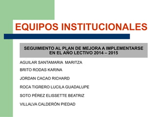 Plan operativo anual