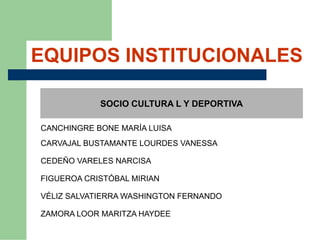 Plan operativo anual