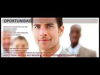 Divulgador Phoenix Netmarketing  Thomas Costa  Cadastre-se  http://www.phoenixnetmarketing.com.br/tconegocios Contato Email:  [email_address] Blog http://tconegociosonline.blogspot.com http://phoenix-netmarketing.blogspot.com Rede Social  http://phoenixnetmarketing.ning.com 