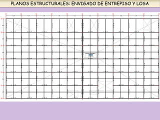 PLANOS ESTRUCTURALES: ENVIGADO DE ENTREPISO Y LOSA
 