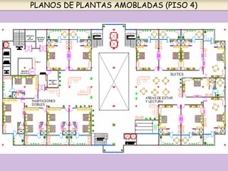 PLANOS DE PLANTAS AMOBLADAS (PISO 4)
 