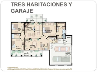 TRES HABITACIONES Y
GARAJE
4.bp.blogspot.com/-
gdWEpHyq_kc/UEtSemW0k9I/AAAAAAAAFwo/tJi8lfjKBrY/s1600/d7m9n2+Programa+de+planos+de+casas+gratis.JPG
 