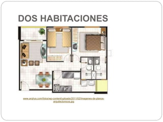 DOS HABITACIONES
www.arqhys.com/fotos/wp-content/uploads/2011/02/Imagenes-de-planos-
arquitectonicos.jpg
 