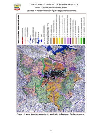 PREFEITURA DO MUNICÍPIO DE BRAGANÇA PAULISTA
Plano Municipal de Saneamento Básico
Sistemas de Abastecimento de Água e Esgotamento Sanitário
48
Figura 11: Mapa Macrozoneamento do Município de Bragança Paulista - Anexo
 