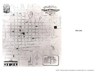FUENTE: Desarrollo Histórico y Demográfico de la Ciudad de Santa Cruz - Gringo Bendeck
 