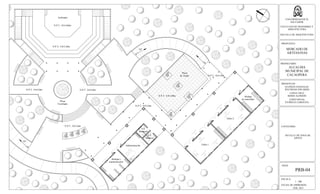 ESCALA:
1 : 200
FECHA DE IMPRESION:
FEB. 2013
HOJA:
PRB-04
UNIVERSIDAD DE EL
SALVADOR
FACULTAD DE INGENIERIA Y
ARQUITECTURA
ESCUELA DE ARQUITECTURA
PROPUESTA:
MERCADO DE
ARTESANIAS
PROPIETARIO:
ALCALDIA
MUNICIPAL DE
CACAOPERA
PRESENTAN:
GUZMÁN GONZALEZ,
WILFREDO EDUARDO
LOPEZ CRUZ,
BORIS ALFREDO
LOPEZ RIVAS,
PATRICIA CAROLINA
CONTENIDO:
DETALLE DE ZONA DE
APOYO
Plaza
de Tejido
N.P.T.: 0.0-3.80m
Plaza
Vestibular
Administración
Bodega y
mantenimiento
Taller 1
Taller 2
Bodega
de materiales
S.S.
Hombres
S.S.
Mujeres
N.P.T.: 0.0-4.0mN.P.T.: 0.0-4.0m
N.P.T.: 0.0-3.0m
N.P.T.: 0.0-5.20m
N.P.T.: 0.0-4.60m
Anfiteatro
N.P.T.: 0.0-3.0m
N.P.T.: 0.0-3.0m
S
B
B
10°
10°
 
