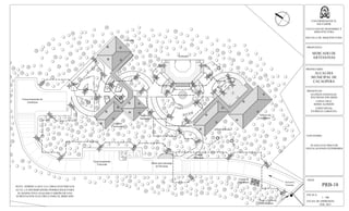 ESCALA:
1 : 500
FECHA DE IMPRESION:
FEB. 2013
HOJA:
PRB-18
UNIVERSIDAD DE EL
SALVADOR
FACULTAD DE INGENIERIA Y
ARQUITECTURA
ESCUELA DE ARQUITECTURA
PROPUESTA:
MERCADO DE
ARTESANIAS
PROPIETARIO:
ALCALDIA
MUNICIPAL DE
CACAOPERA
PRESENTAN:
GUZMÁN GONZALEZ,
WILFREDO EDUARDO
LOPEZ CRUZ,
BORIS ALFREDO
LOPEZ RIVAS,
PATRICIA CAROLINA
CONTENIDO:
PLANO ELECTRICO DE
INSTALACIONES EXTERIORES
Bahia para descarga
de Personas
Estacionamiento
Vehicular
Estacionamiento de
Autobuses
Locales
Comerciales
Servicios
Sanitarios
Administración
Talleres de
enseñanza
Acceso a
Terreno
Caseta de
vigilancia
Acceso
Principal
Poste y Linea de
Distribuidora
Cafetería
Anfiteatro
24
25
23
NOTA: DEBIDO A QUE LA CARGA ELECTRICA ES
ALTA, LA DISTRIBUIDORA PODRIA SOLICITARÁ
EL RESPECTIVO ANALISIS Y DISEÑO DE UNA
SUBESTACION ELECTRICA PARA EL MERCADO
22
 
