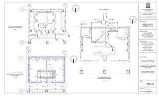 ESCALA:
La Indicada
FECHA DE IMPRESION:
FEB. 2013
HOJA:
PRB-24
UNIVERSIDAD DE EL
SALVADOR
FACULTAD DE INGENIERIA Y
ARQUITECTURA
ESCUELA DE ARQUITECTURA
PROPUESTA:
MERCADO DE
ARTESANIAS
PROPIETARIO:
ALCALDIA
MUNICIPAL DE
CACAOPERA
PRESENTAN:
GUZMÁN GONZALEZ,
WILFREDO EDUARDO
LOPEZ CRUZ,
BORIS ALFREDO
LOPEZ RIVAS,
PATRICIA CAROLINA
CONTENIDO:
PLANTA ELECTRICA DE
SERVICIOS SANITARIOS
PLANO ESTRUCTURAL DE
FUNDACIONES DE SERVICIOS
SANITARIOS
PLANO HIDRAULICO DE
SERVICIOS SANITARIOS
PVC Ø1/2"
PVCØ1/2"
PVC Ø6"
PVCØ6"
PVC Ø6"
PVC Ø6"
PVCØ8"
Hacia Fosa Septica
PVC Ø2"
PVCØ6"
PVC Ø6"
PVC Ø2"
PVC Ø1/2"
1 : 75
PLANO HIDRAULICO DE
SERVICIOS SANITARIOS
PLANO ESTRUCTURAL DE
FUNDACIONES DE SERVICIOS
SANITARIOS
PLANTA ELECTRICA DE
SERVICIOS SANITARIOS
1 : 100
1 : 100
9
2
2
A
B
C
3
10
2
2
A
B
C
3
A C
1
5
A C
1
5
SF-1
SF-1
SF-1
SF-1 SF-1
SF-1
SF-1
SF-1
SF-1
SF-1
SF-1
SF-1
SF-1
SF-1
SF-1
SF-1
 