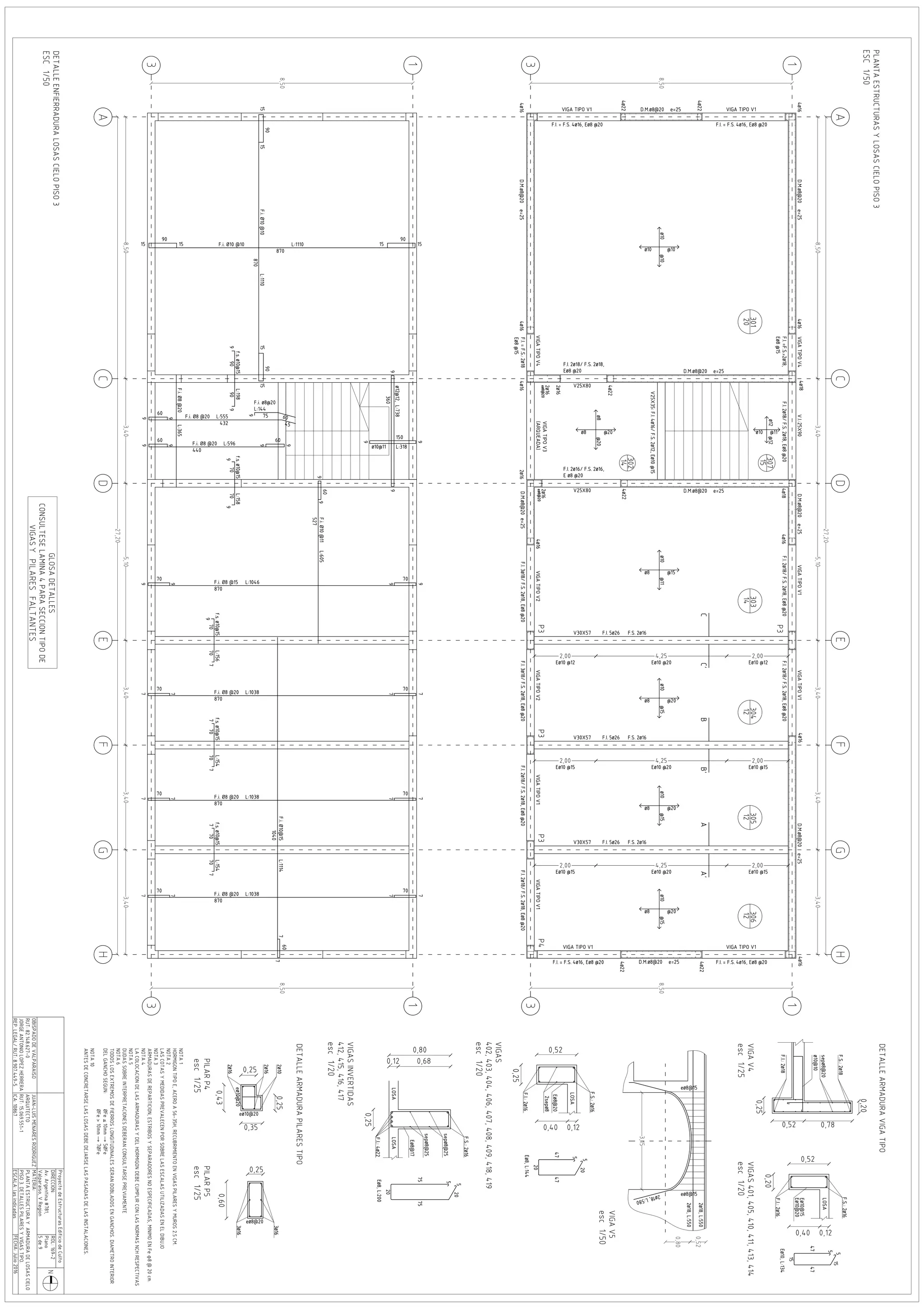 Planos de estructuras | PDF | Civil Engineering Industry | Industries