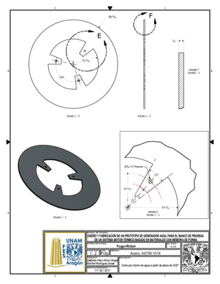 Planos de generador axial | PDF