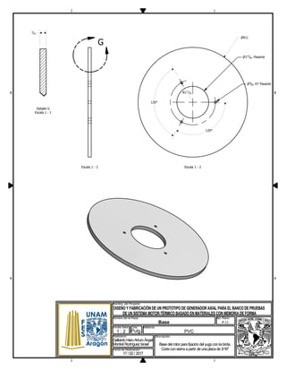 Planos de generador axial | PDF