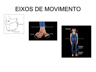 EIXOS DE MOVIMENTO  