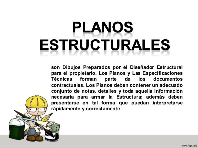 Tipos de planos estructurales