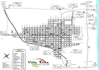 Plano ciudad de Villa Elisa