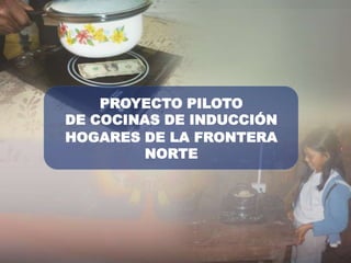 PROYECTO PILOTO
DE COCINAS DE INDUCCIÓN
HOGARES DE LA FRONTERA
         NORTE
 