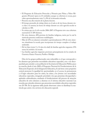 Plan de estudios Primaria 2009 | PDF