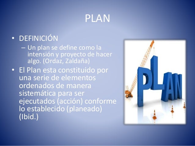 Plan Programa Y Proyectos