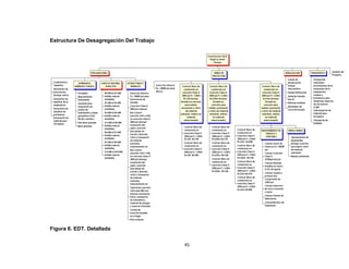45
Estructura De Desagregación Del Trabajo
Figura 6. EDT. Detallada
 