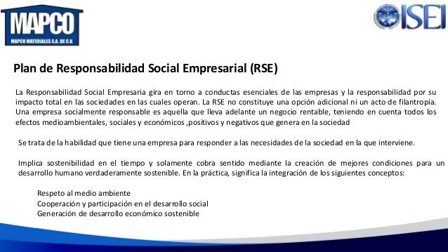 Plan De Responsabilidad Social Empresarial Ejemplo Nuevo Ejemplo