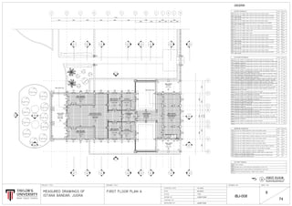 A B C D E F G H I J K L M
4450 3950 3950 3950 3950 3950 6100 3425 3425
3050 3050 1825 1600 1600 1825
37150
20400
360060003600
49003400490036003600
X6
S
X6
S
Y2
S
Y1
Y2
S
X8
S
X8
S
X5
S
X1
S
X7
S
X4
S
X3
S
X2
S
Y1
S
X5
S
X1
S
X7
S
X4
S
X3
S
X2
S
W6
W6
W7
W7 W7
W7 W8a
W8b
W8a
W8a W8a
W8a
W9
W9
W9
W10W11
D10
D11
D11
D12 D12
D12
D13
D13
D16
D14
D15
D17
D17
W9
W8a
D12
D10
D12
W8a
D9
BALCONY
FFL=+3.60 FFL=+3.57 12.9m x 4.8m
CHAMBER
6.5m x 3.3m
13.2m x 4.2m
FOYER
4.7m x 3.7m
BED ROOM
BED ROOM
7.6m x 3.0m BED ROOM
3.8m x 3.3m
RESTING ROOM
6.5m x 3.3m
FFL=+3.12
4.7m x 3.8m
15.7m x 6.3m
CORRIDOR
D15
C16
C17
C21
C22
C24
C21
C13
C22 C22
C24
C17
C14
C5
C5
C5
C5
C22
C22 C22
C23
C23
C11 C14
C12
C12
C47
C47 C47
C47
C16
C14
C14
C13
BALCONY
BALCONY
BED ROOM
7.6m x 3.0m
BED ROOM
4.7m x 3.8m
FOYER
4.7m x 3.7m
C11
S
12
15
17
20
21
24
25
28
C13
C14
C14
C13
M2
M2
C44
C44
C44
26.2.2015
1:100
19.1.2015
JUGRA TEAM
JUGRA TEAM
LEGEND
IBJ-008
8
74
00 1 2 3 4 5 m
FIRST FLOOR
A
 