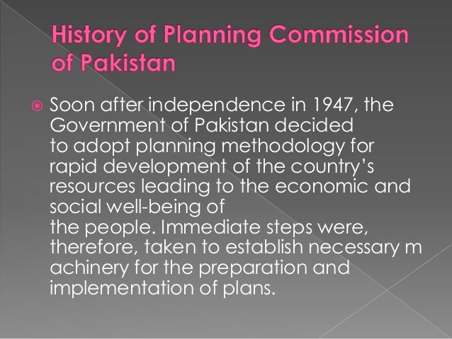 five year Plans of pakistan
