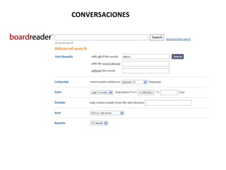 CONVERSACIONES
 