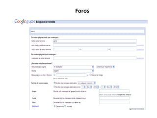 Foros
 