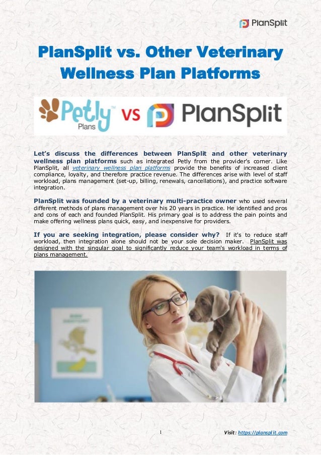PlanSplit vs. Other Veterinary Wellness Plan Platforms