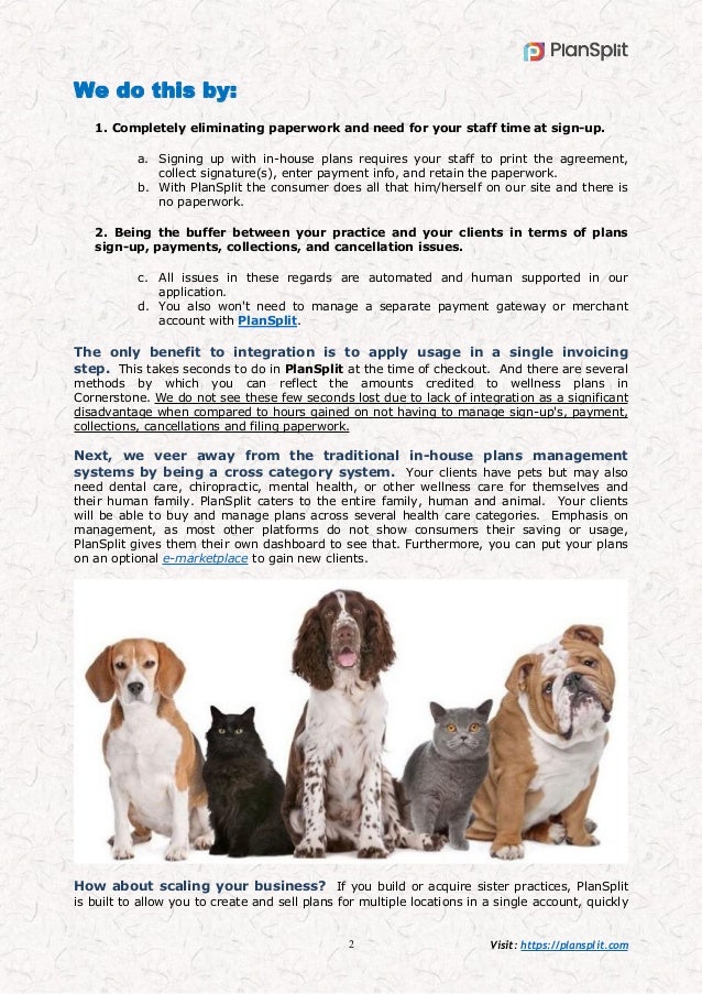 PlanSplit vs. Other Veterinary Wellness Plan Platforms