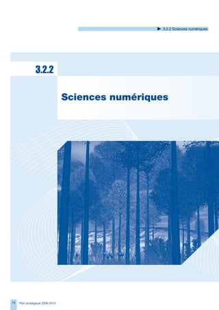 .2.2 Sciences numériques




                3.2.2

                                  Sciences	numériques




78   Plan stratégique 2008-2012
 