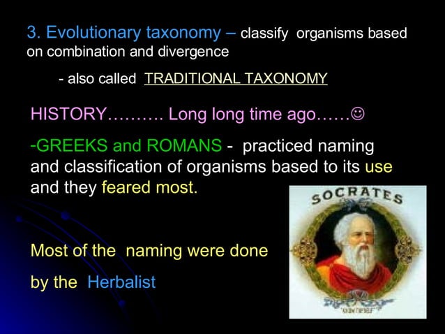 Plant And Animal Taxonomy Ppt Biological Sciences Science