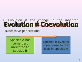 Coevolution Pathogen Plant parasite coevolution | PPT