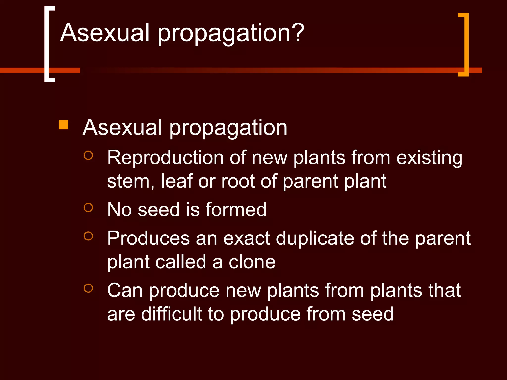 Plant propagation techniques | PPT