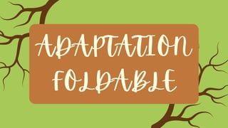 Structural, Behavioral, Physiological Plant Adaptations (5th Grade ...