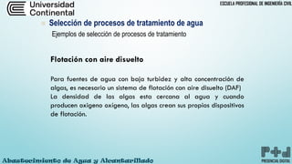 PLANTAS DE TRATAMIENTOS DE AGUA POTABLE PARA CONSUMO HUMANO | PDF