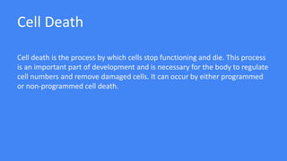 Cell Stop Functioning Representation Introduction to Plant and Animal Cell.pptx